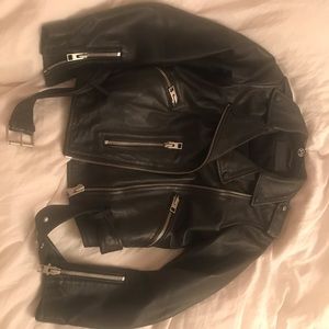 All Saints Balfern Leather Biker Jacket